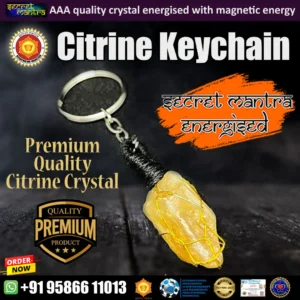 Citrine key chain