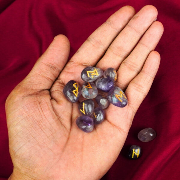 Rune symbol set Amethyst crystal - Image 2