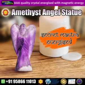 Amethyst angel statue