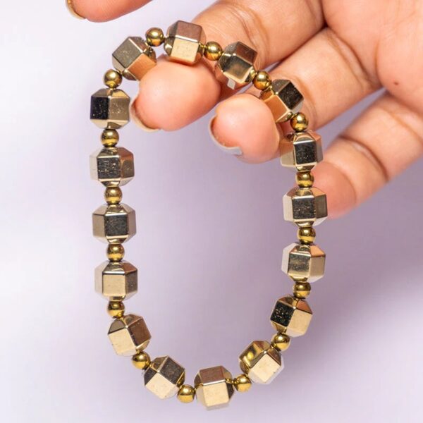 Golden hematite bracelet - Image 2