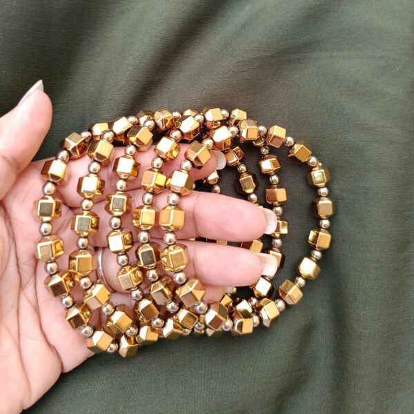 Golden hematite bracelet - Image 3