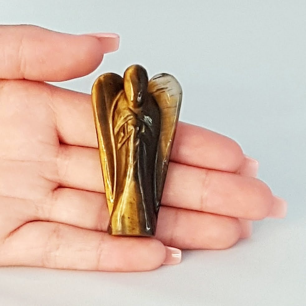 Tiger eye angel statue - Image 2